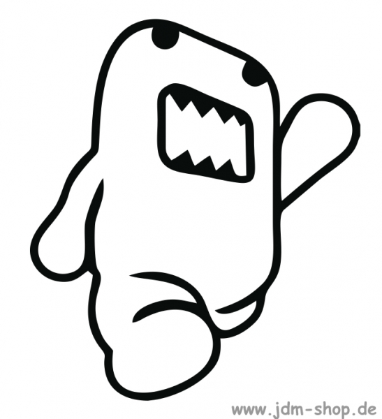Domo-Kun Running Decal