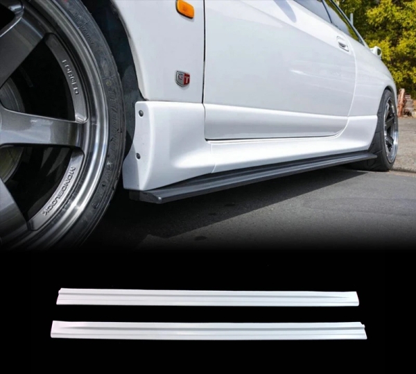 Nissan Skyline R33 GT-R Carbon EPA Style Side Skirts Addons