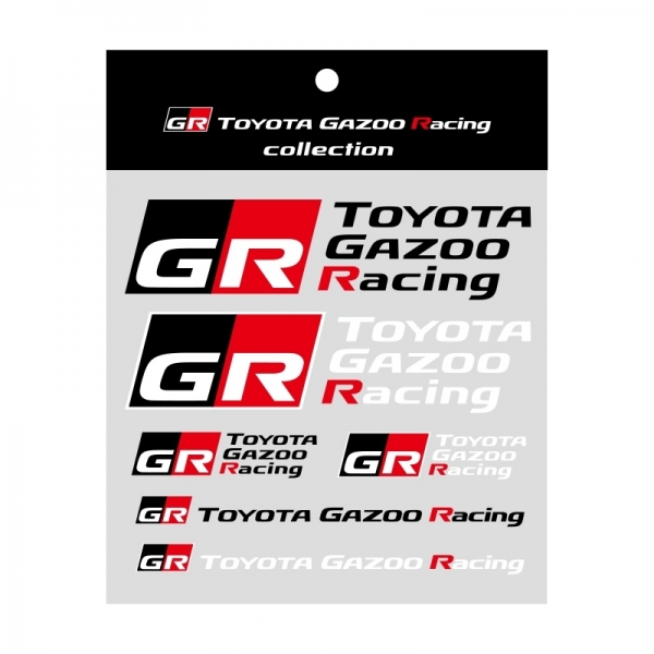 Genuine Toyota Gazoo Racing Logo Sticker Sheet Set A GR Yaris 20+