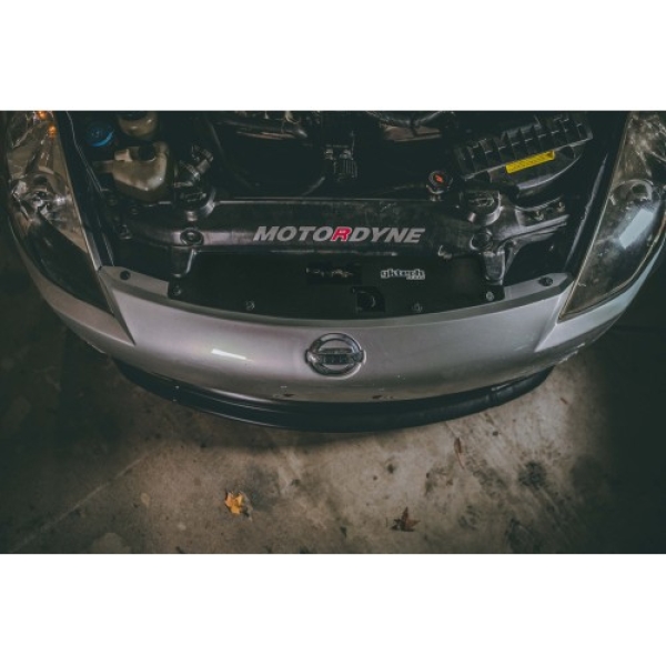 Nissan 350Z Z33 VQ35HR GKTech Radiator Cooling Panel Schwarz
