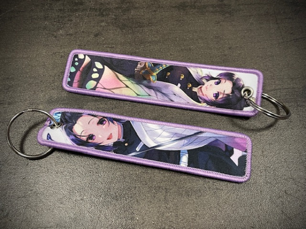 Key Strap Anime Darkgirl Mit Samurai Schwert Lila