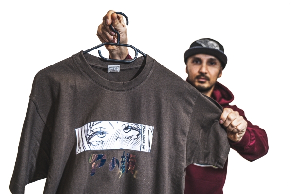 Black & White Eyes T Shirt - JDM-SHOP