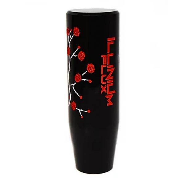 Black Rose Flower Shift Knob 120mm Illinium Flux