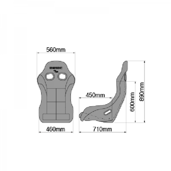 BRIDE Zeta IV Bucket Seat FRP (FIA)