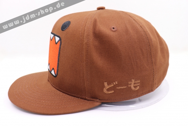 Domo-Kun Snapback Cap Braun