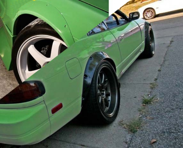 Fender Flares ABS Plastic 5cm - S13 200SX E30 E36