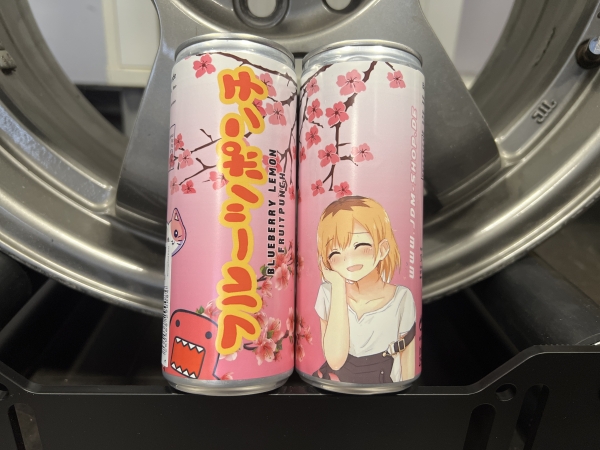 Sakura Pink Blueberry Citrus Lemonade Softdrunk 250ml Can