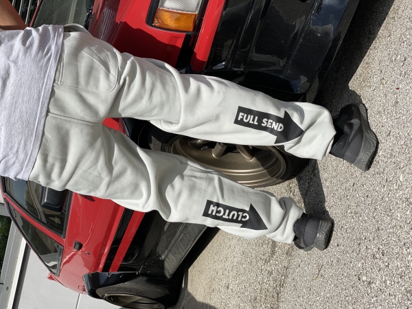 JDM Wear Sweat Pants Clutch & Full Send