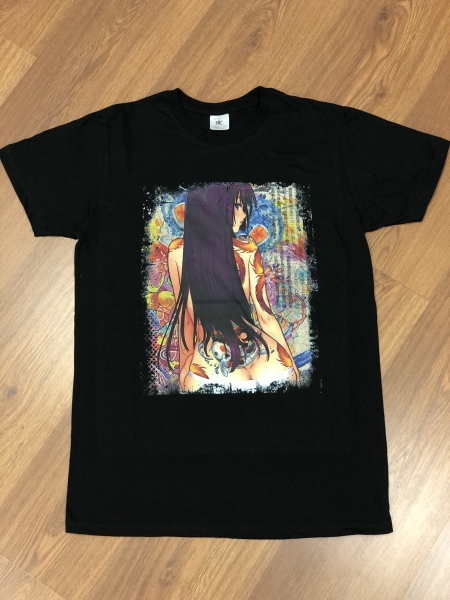 Itasha Germany "Inked Girl" T-Shirt Black