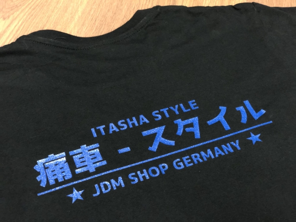 Itasha Germany "Inked Girl" T-Shirt Black