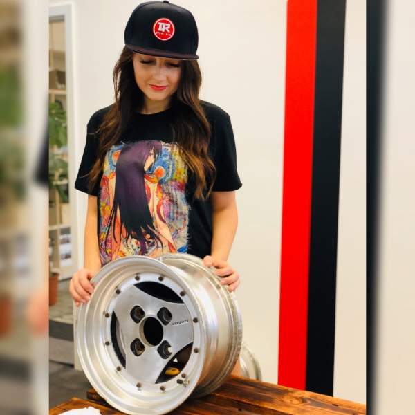 Itasha Germany "Inked Girl" T-Shirt Black