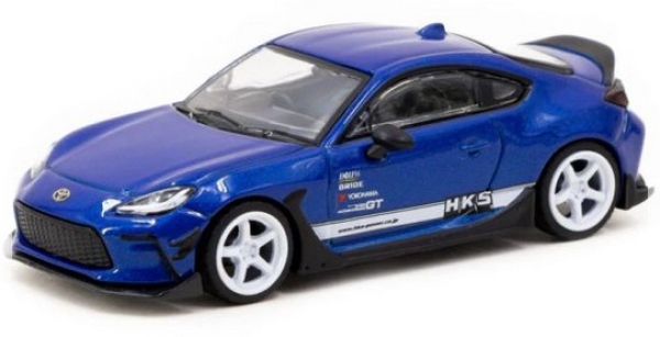 1/64 HKS Toyota GR86 Blue - Tarmac