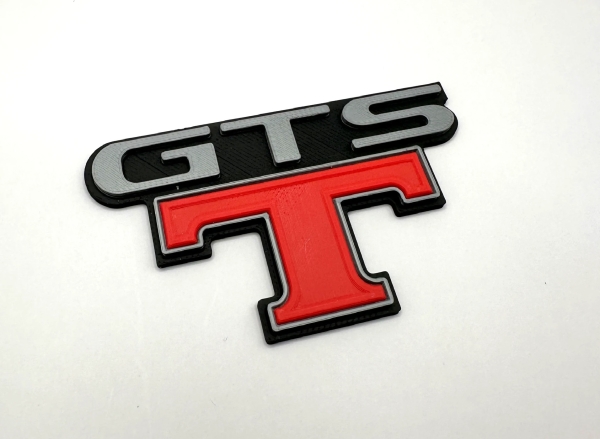 Nissan Skyline R33 GTS-T Emblem Badge 3D Print - B1 Concepts