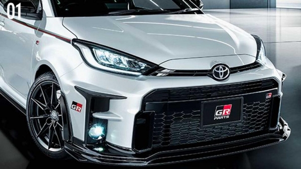 TRD GR Front Splitter Toyota Yaris GR 20+