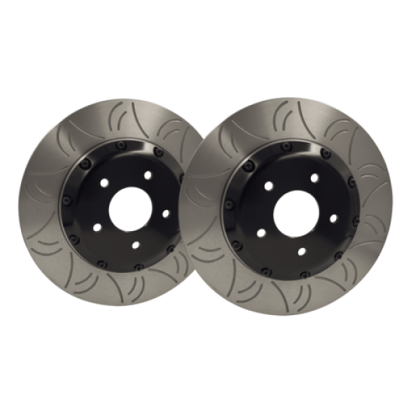 Nissan R33 R34 GTR GKTech HFM 324mm 2 Piece Slotted Rotors