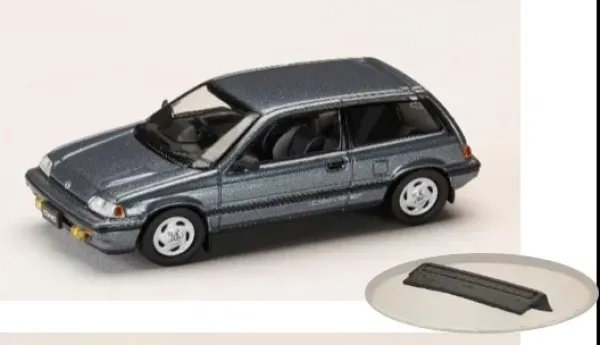 1/64 Hobby Japan Honda Civic AT Late Version Genuine Optional Parts Blau