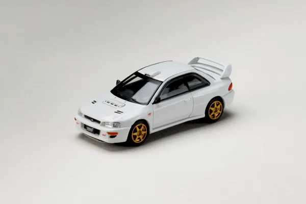 1/64 Subaru Impreza 22B-STI Version GC8 JDM Style Feather White - JDM64