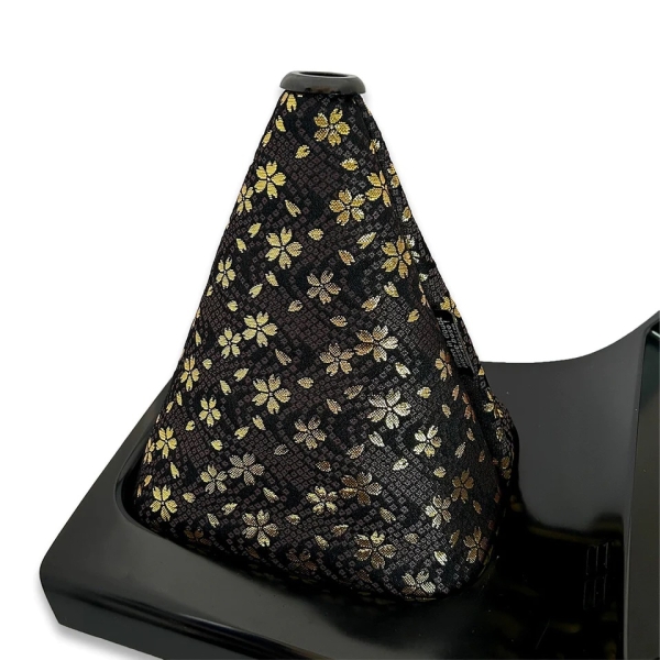 JDM Tsurikawa Schaltsack Nishijin Sakura Gold Black