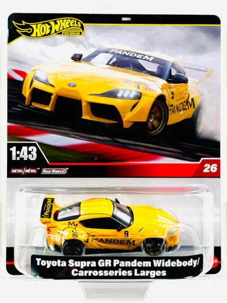 1/43 Toyota Supra MK5 GR Pandem Widebody / Carrosseries Larges - Hot Wheels Premium