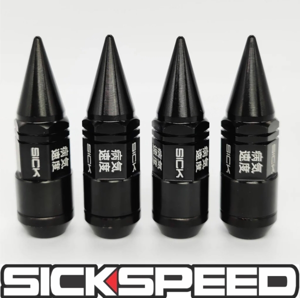 Steel Lug Nuts 2pcs MINI Spikes 76mm M12x1.5 Radmuttern - SICKSPEED