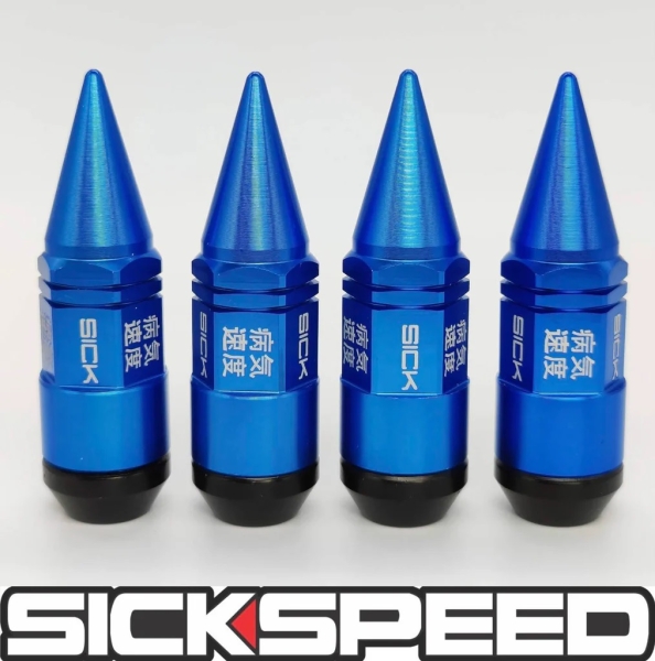 Steel Lug Nuts 2pcs MINI Spikes 76mm M12x1.5 Radmuttern - SICKSPEED