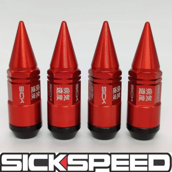 Steel Lug Nuts 2pcs MINI Spikes 76mm M12x1.5 Radmuttern - SICKSPEED