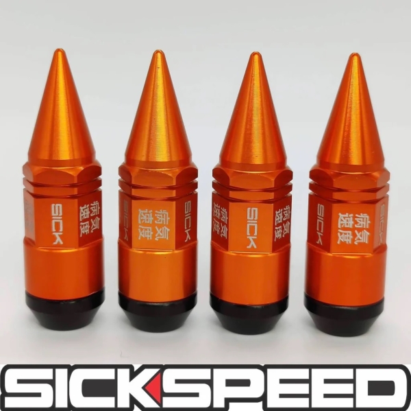 Steel Lug Nuts 2pcs MINI Spikes 76mm M12x1.5 Radmuttern - SICKSPEED