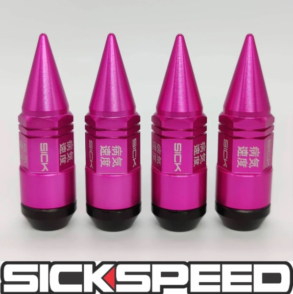 Steel Lug Nuts 2pcs MINI Spikes 76mm M12x1.5 Radmuttern - SICKSPEED