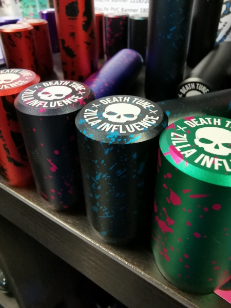 Deathtune Shifter Green Pink Short 60mm ZillaLife M10x1.25