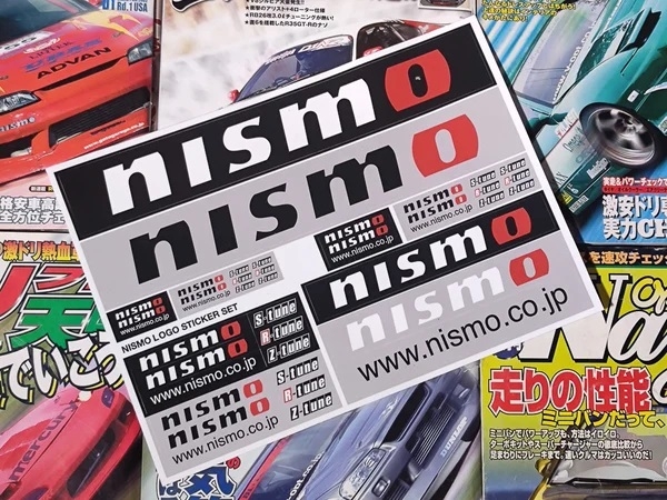 Genuine Nissan Nismo Sticker Sheet
