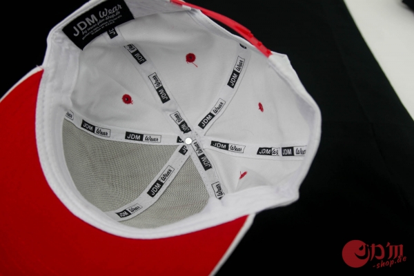 Rising Sun Snapback Cap White