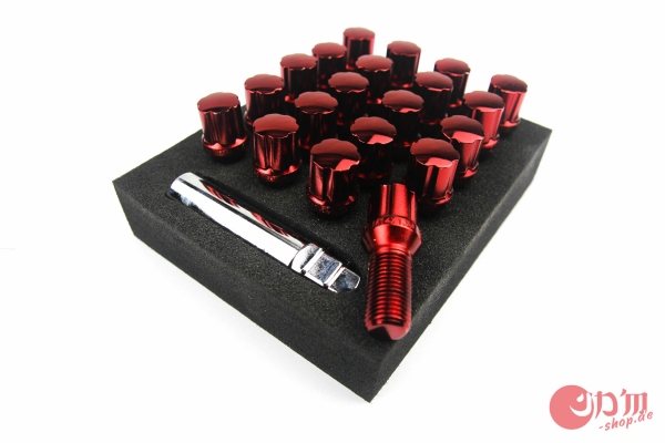 JAPAN Racing Steel Wheel Bolts Colored M14 x 1.5