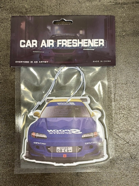 Honda Civic EG Spoon Sports Car Air Freshener - Wild Bluebell