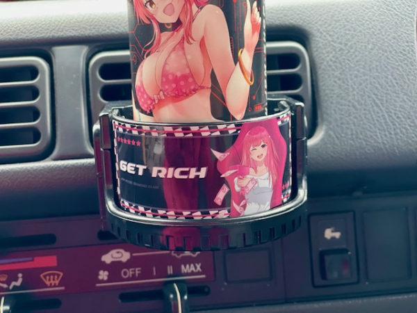 Cup Holder Becherhalter Anime Money Spinner