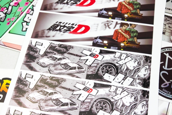 Itasha Racing Aufkleber "Initial-D AE86 Drift