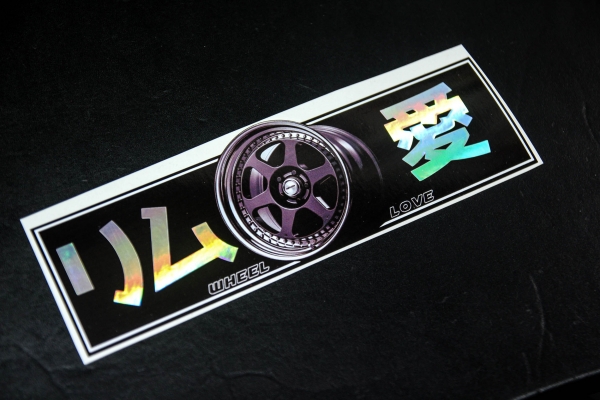 Japan Style Decal "WHEEL LOVE NEO"