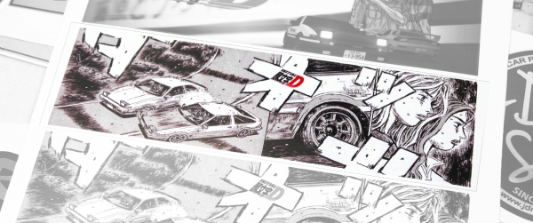 Itasha Racing Aufkleber "Initial-D AE86 Drift