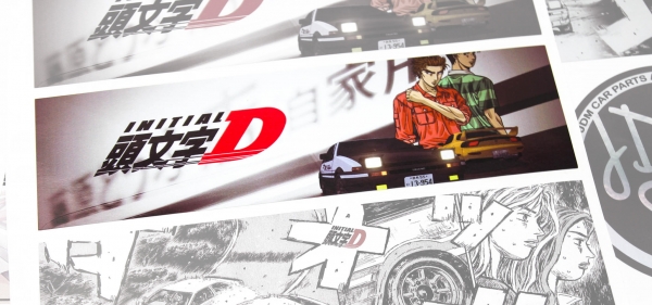 Itasha Racing Decal "AE86 vs. RX7"