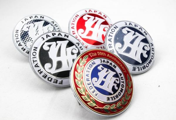 JAF Oldschool Badge Brushed