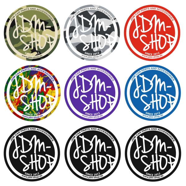 JDM Shop Germany BUTTON Sticker Decal