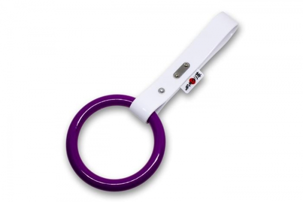 JDM Tsurikawa / Bosozoku Ring Purple Strap White