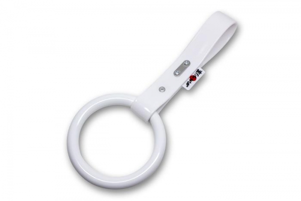 JDM Tsurikawa / Bosozoku Ring and Strap White