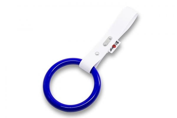 JDM Tsurikawa / Bosozoku Ring Blue Strap White