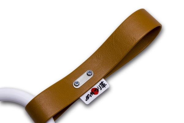 JDM Tsurikawa / Bosozoku Ring BLACK Vintage Leather Strap