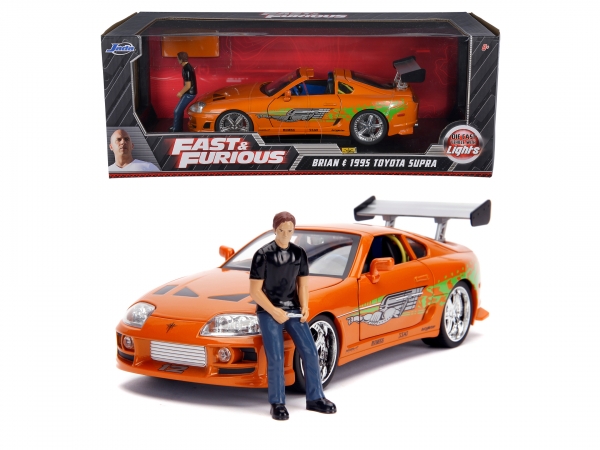 1/18 Fast and Furious Toyota Supra MK4 Neon Brian - Jada