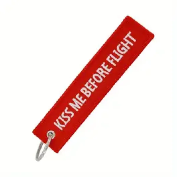 Key Strap KISS ME BFEORE FLIGHT