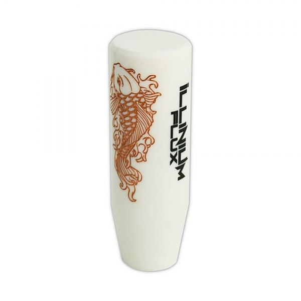 Koi Fish Shift Knob White 120mm Illinium Flux