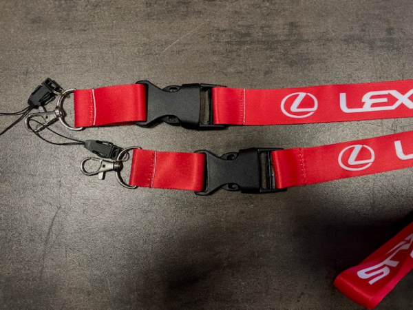 Lexus Schlüsselband Lanyard Rot 56cm