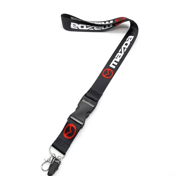 Mazda Key Lanyard Black 56cm