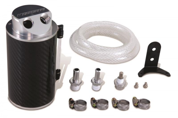 Aluminium Oil Catch Can - CARBON - MISHIMOTO